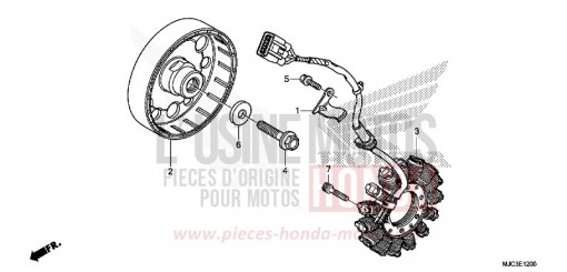 GENERATRICE CBR600RAD de 2013